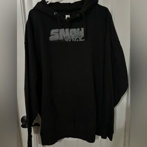 2XL Black Hoodie from Snow Daze Tour